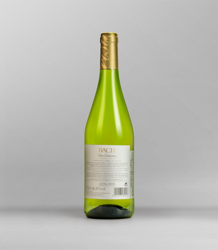 12°西班牙巴赫艾斯特吉摩干白葡萄酒750ml 瓶