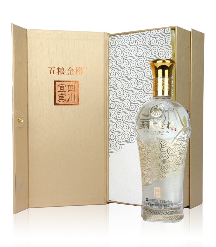 52°五粮金樽（藏品）500ml 瓶