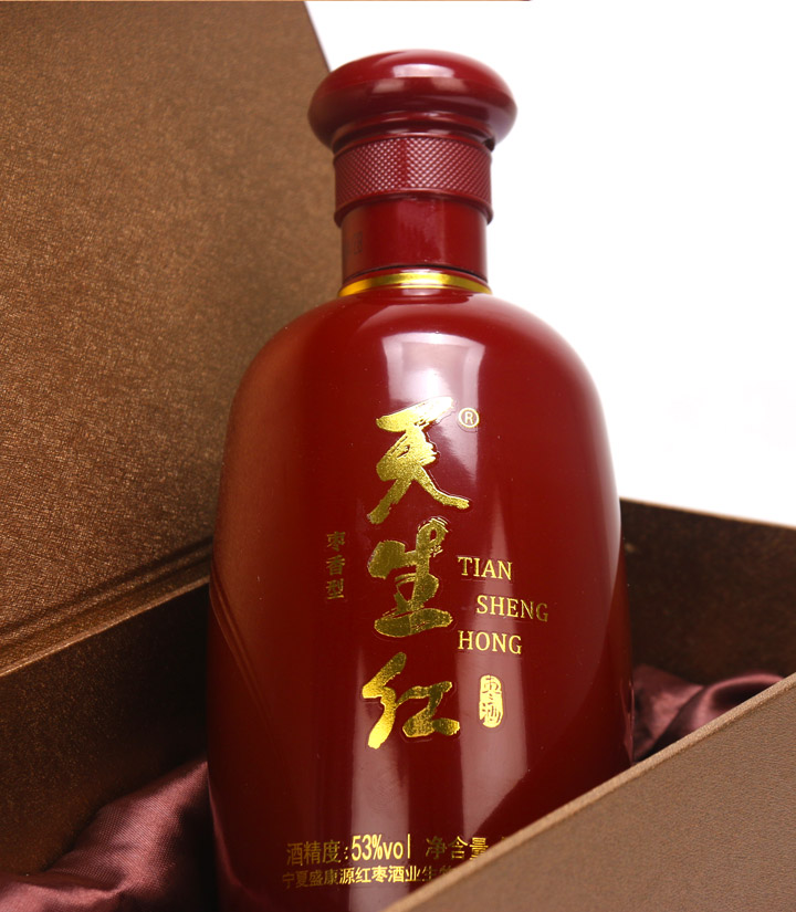 53°天生红珍品原浆枣酒500ml