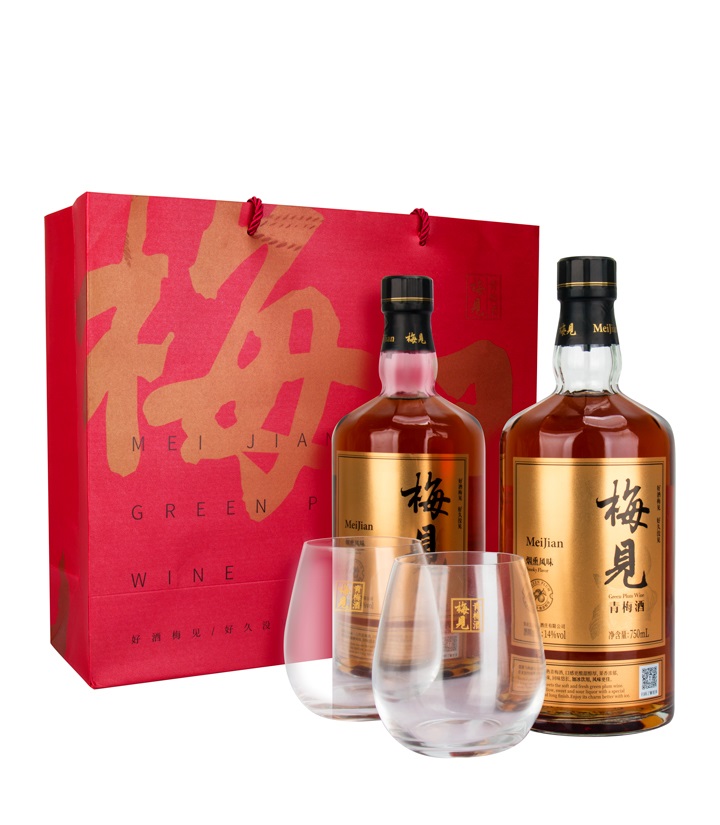 金梅见青梅酒礼盒装（烟熏风味）750ml*2