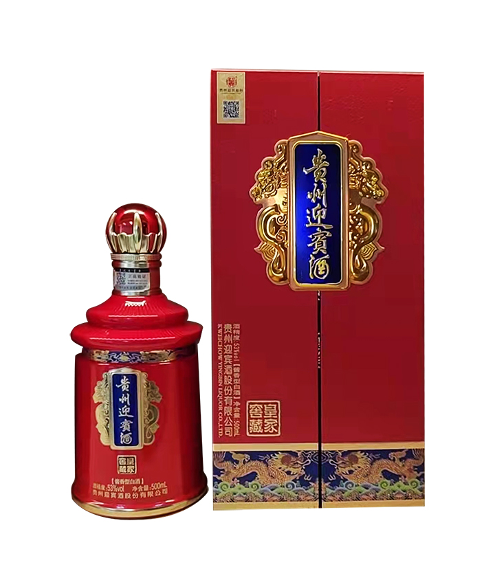 53°贵州迎宾酒皇家窖藏（红）500ml 瓶