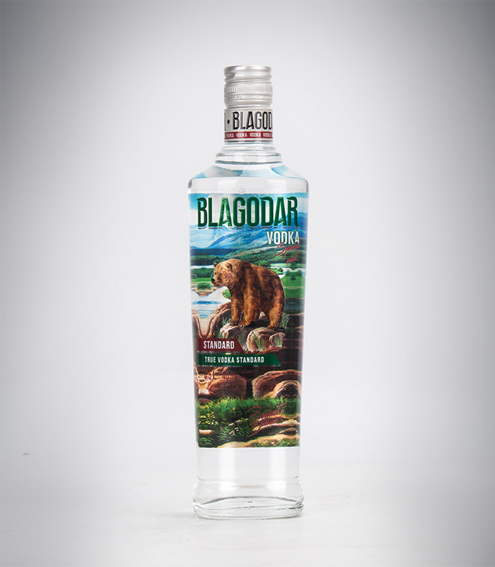 白俄罗斯明斯克水晶布拉嘎达棕熊伏特加500ml 瓶