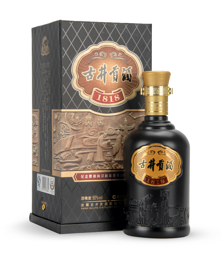 50°古井贡酒1818（黑）500ml 件