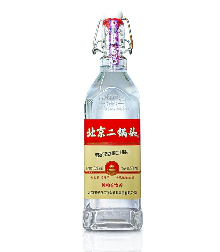 52°京成福北京二锅头酒纯粮6（红）500ml