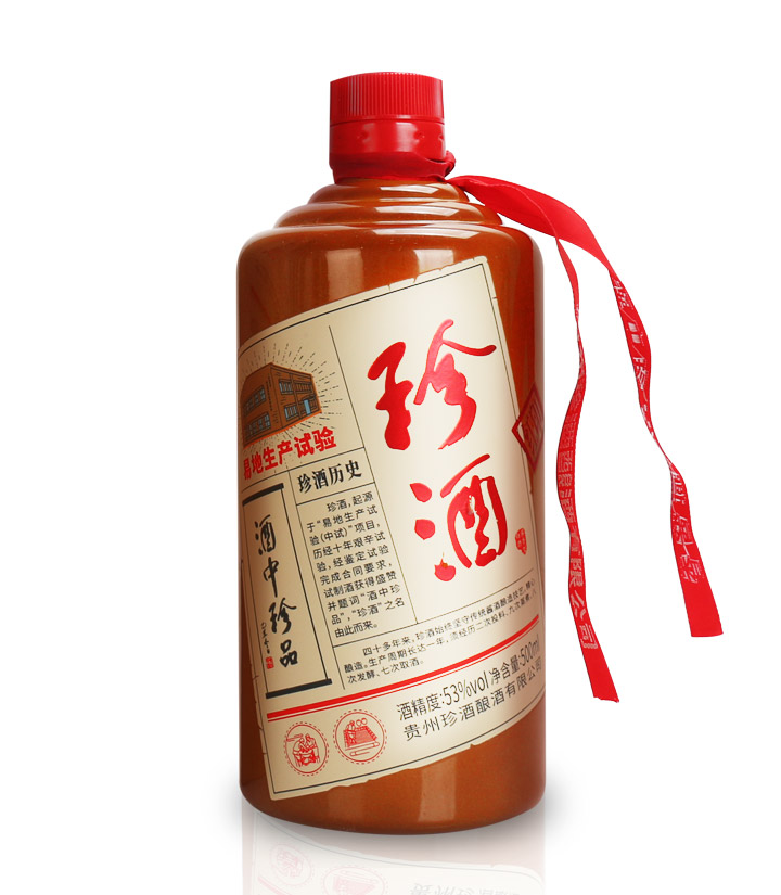 53°珍酒红印500ml 件