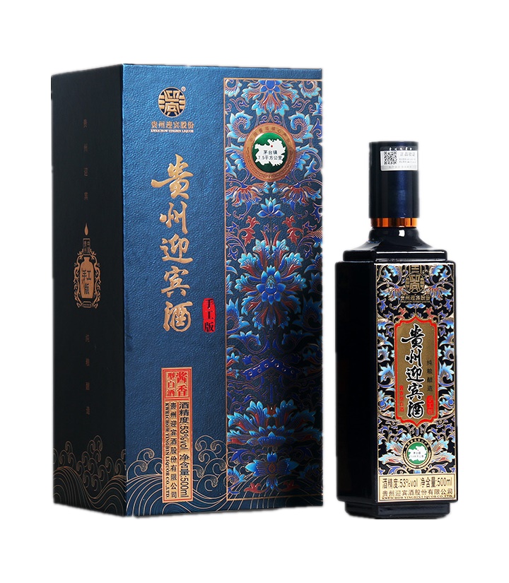 53°贵州迎宾酒手工版500ml 瓶