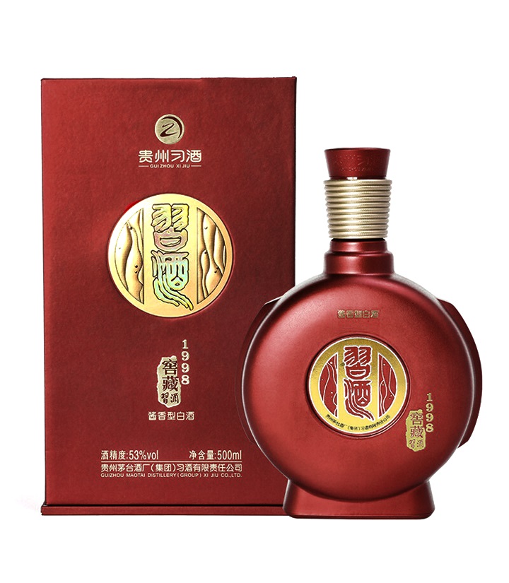 53°贵州习酒窖藏1998 500ml 瓶