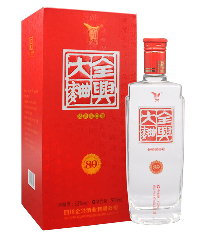 52°全兴大曲金奖89- 500ml 瓶