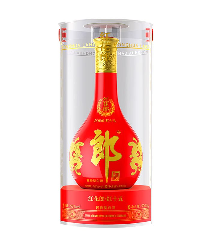 53°红花郎酒 红十五（2020版）500ml 件