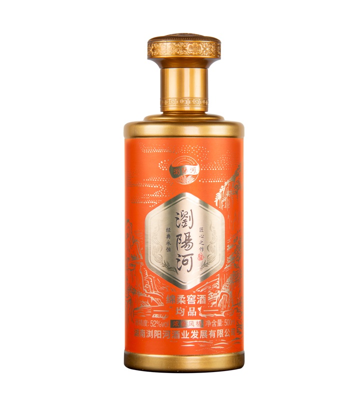 52°浏阳河绵柔窖酒均品500ml	