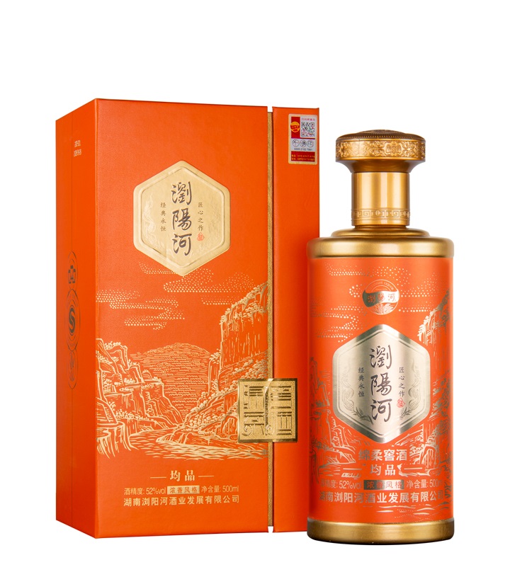 52°浏阳河绵柔窖酒均品500ml	