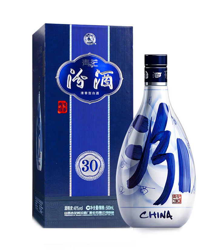 48°汾酒青花30 500ml 