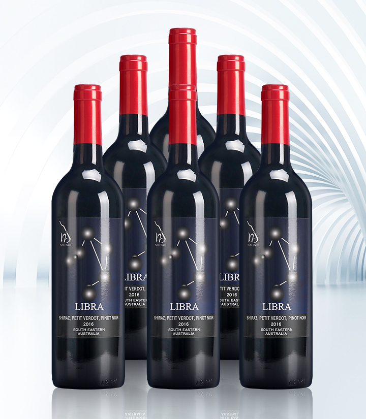 14°澳洲十二星座之天秤座干红葡萄酒750ml 瓶
