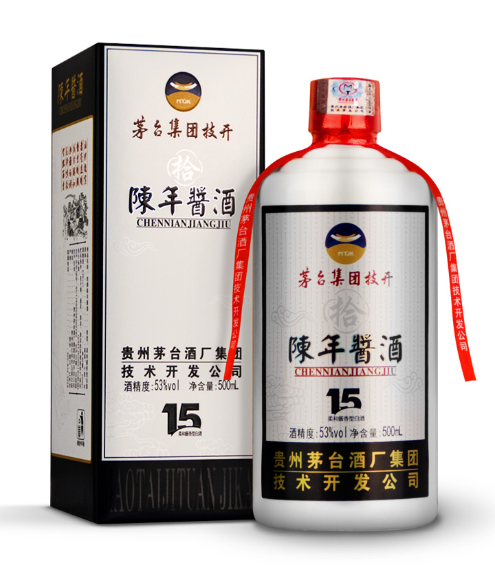 53°茅台技开陈年酱酒15年（小盒装）500ml 件