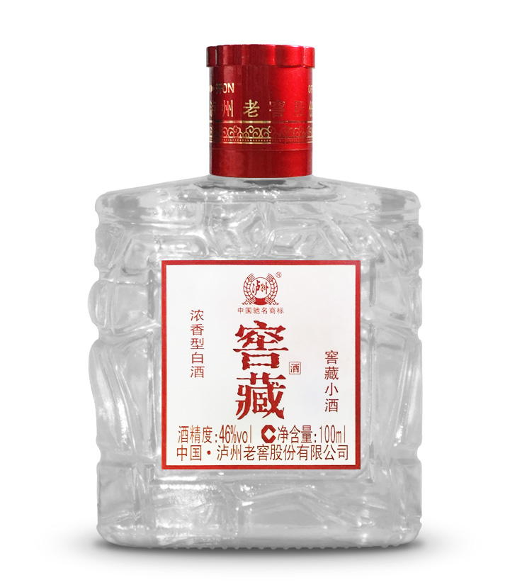 46°泸州老窖窖藏小酒100ml 件