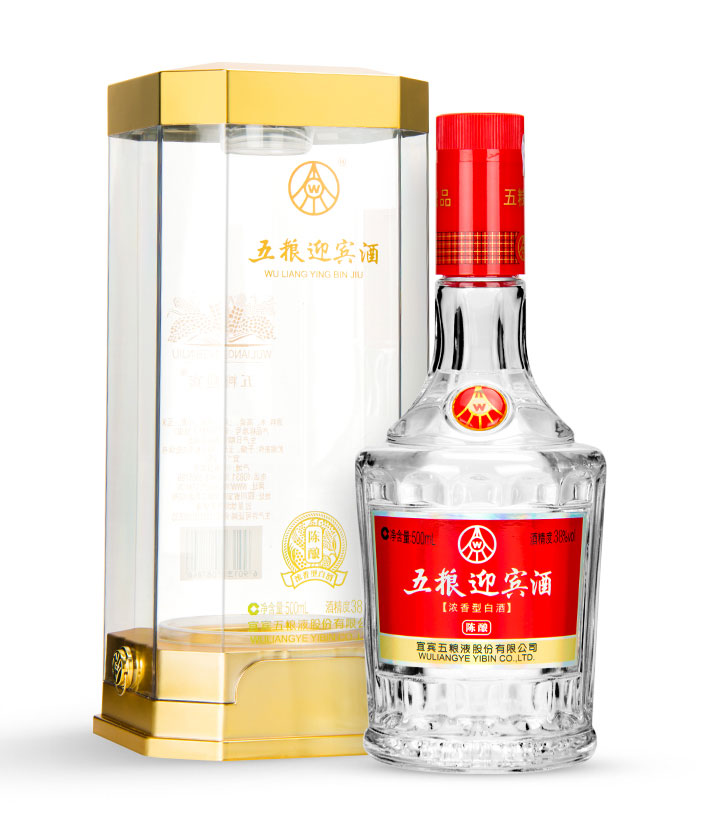 38°五粮液五粮迎宾酒陈酿500ml 件