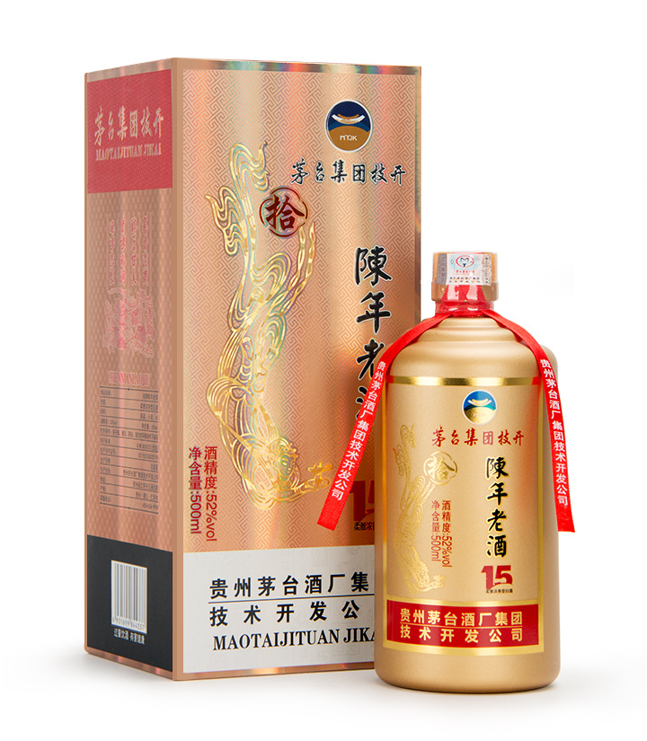 52°茅台技开陈年老酒15年500ml 件