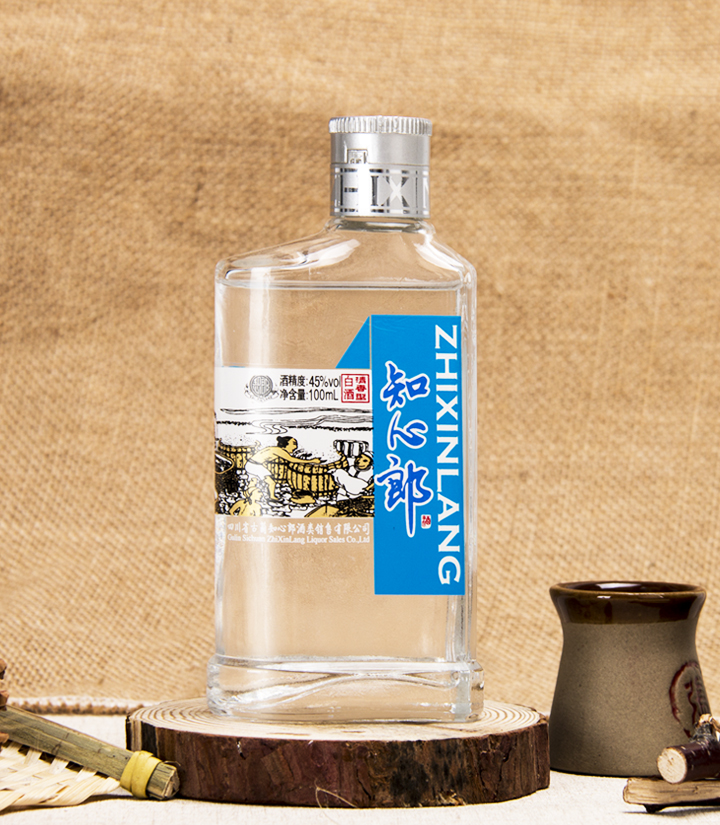 45°知心郎小酒100ml(蓝色) 瓶