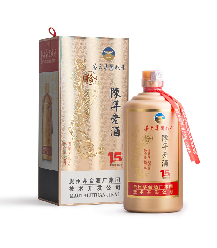 52°茅台技开陈年老酒15年500ml 瓶