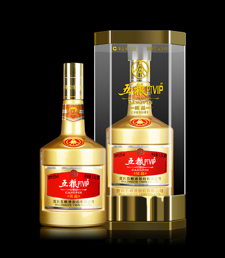 52°五粮PTVIP藏品1.5L 件