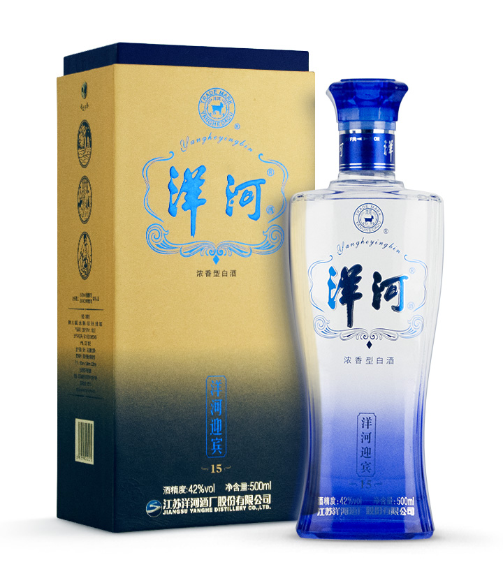 42°洋河迎宾15年500ml 瓶