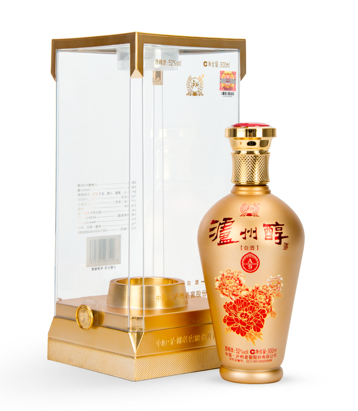 52°泸州老窖泸州醇A9 500ml 瓶