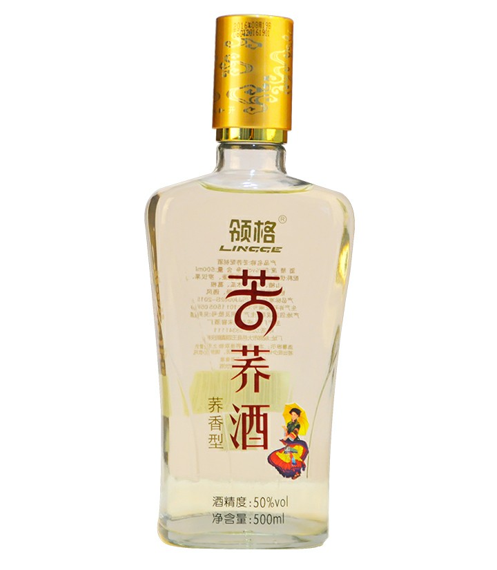 50°领格苦荞酒（光瓶）500ml 瓶