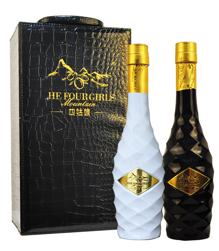 四姑娘野樱桃女神酒礼盒375毫升x2