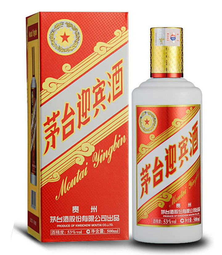 53° 茅台迎宾酒（红）500ml