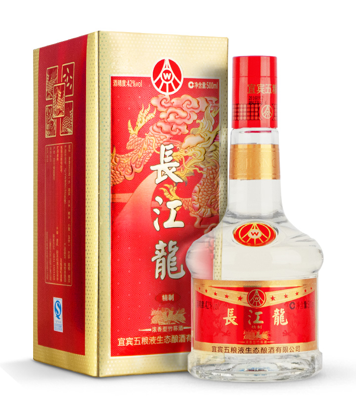 42°五粮液长江龙精制500ml 件