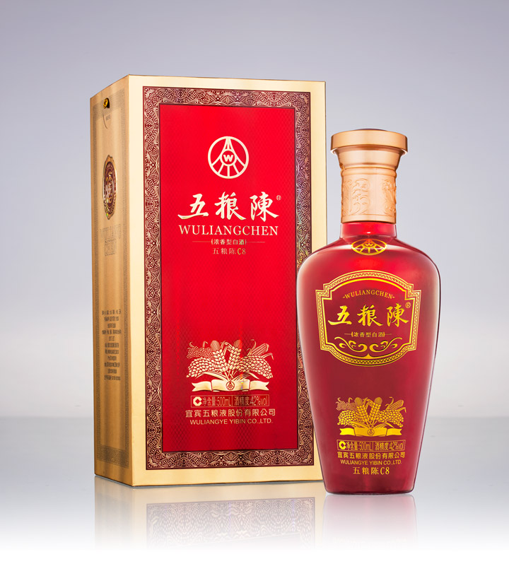 42°五粮液五粮陈C8 500ml 件