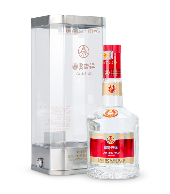 38°五粮液富贵吉祥柔和500ml 件