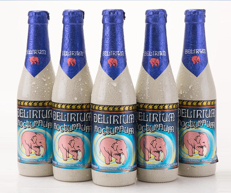 （仅限自提）比利时进口啤酒 Delirium Tremens深粉象啤酒330ml 瓶 瓶