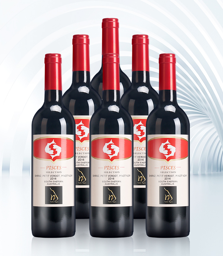14°澳洲十二星座之双鱼座干红葡萄酒750ml 瓶