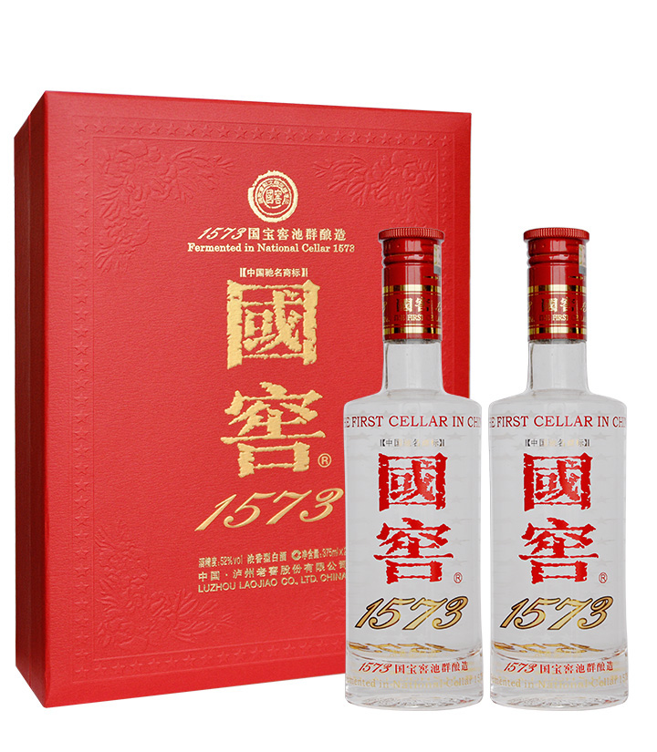 52°国窖1573礼盒 375mlx2 瓶