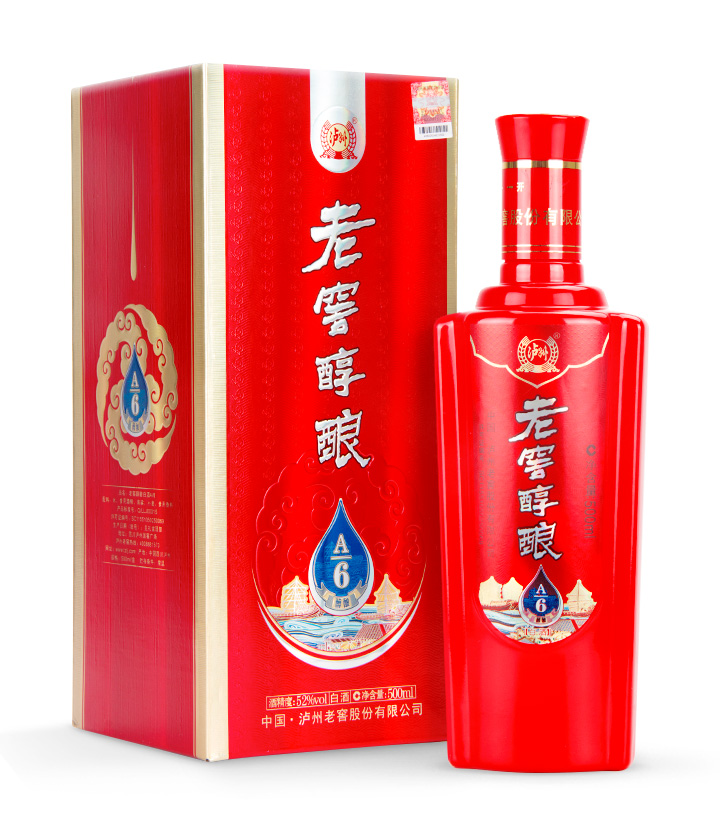 52°泸州老窖老窖醇酿a6 500ml 件