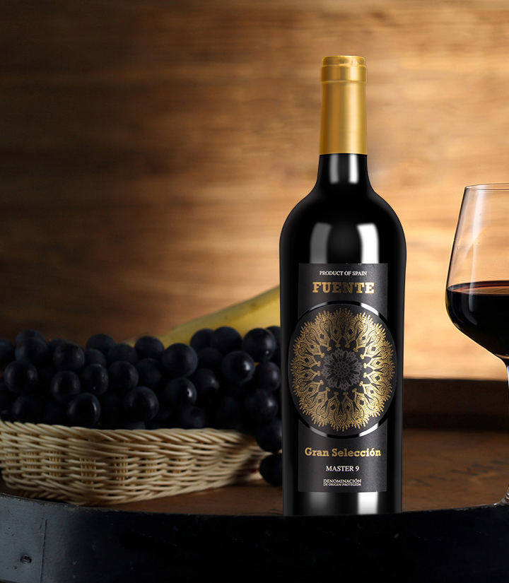 (仅限自提)12°西班牙富恩特金标干红葡萄酒750ml 瓶